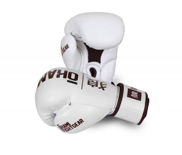 Okami fightgear Hi-Pro Boxing Gloves Blanc