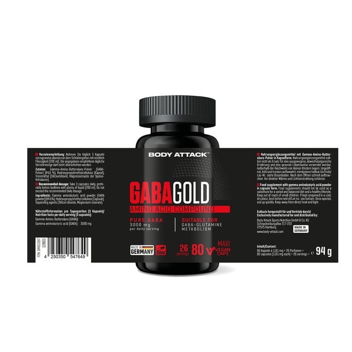 GABA GOLD (80 Caps)