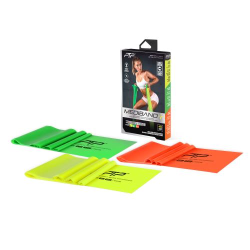 MEDIBAND TRIPLE PACK Flat Resistance Band Set