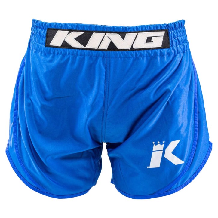 KING PRO BOXING MUAY THAI SHORTS CLASSIC BLUE