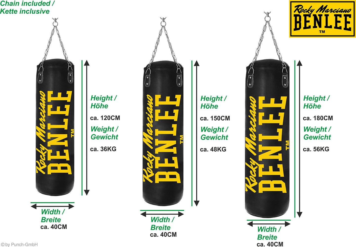 Benlee Boxsack Donato Schwarz/Gold