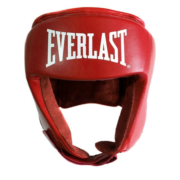 Everlast Amateur Competition Headgear, Red