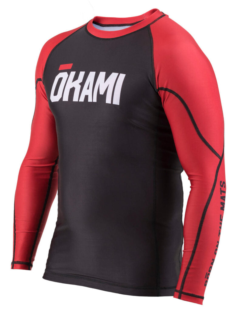 OKAMI Rashguard BORNRED L/S