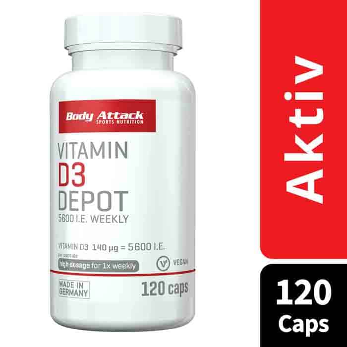 VITAMIN D3 DEPOT (120 Caps)