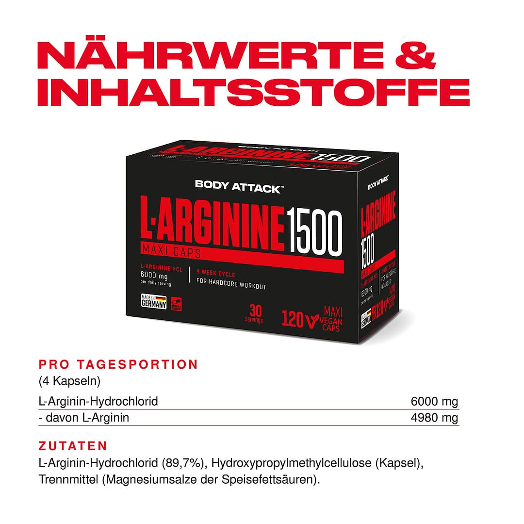 L-ARGININE 1500 (120 Maxi Caps)
