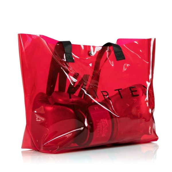 Fairtex (Kick)Boxhandschuhe Metallic rot