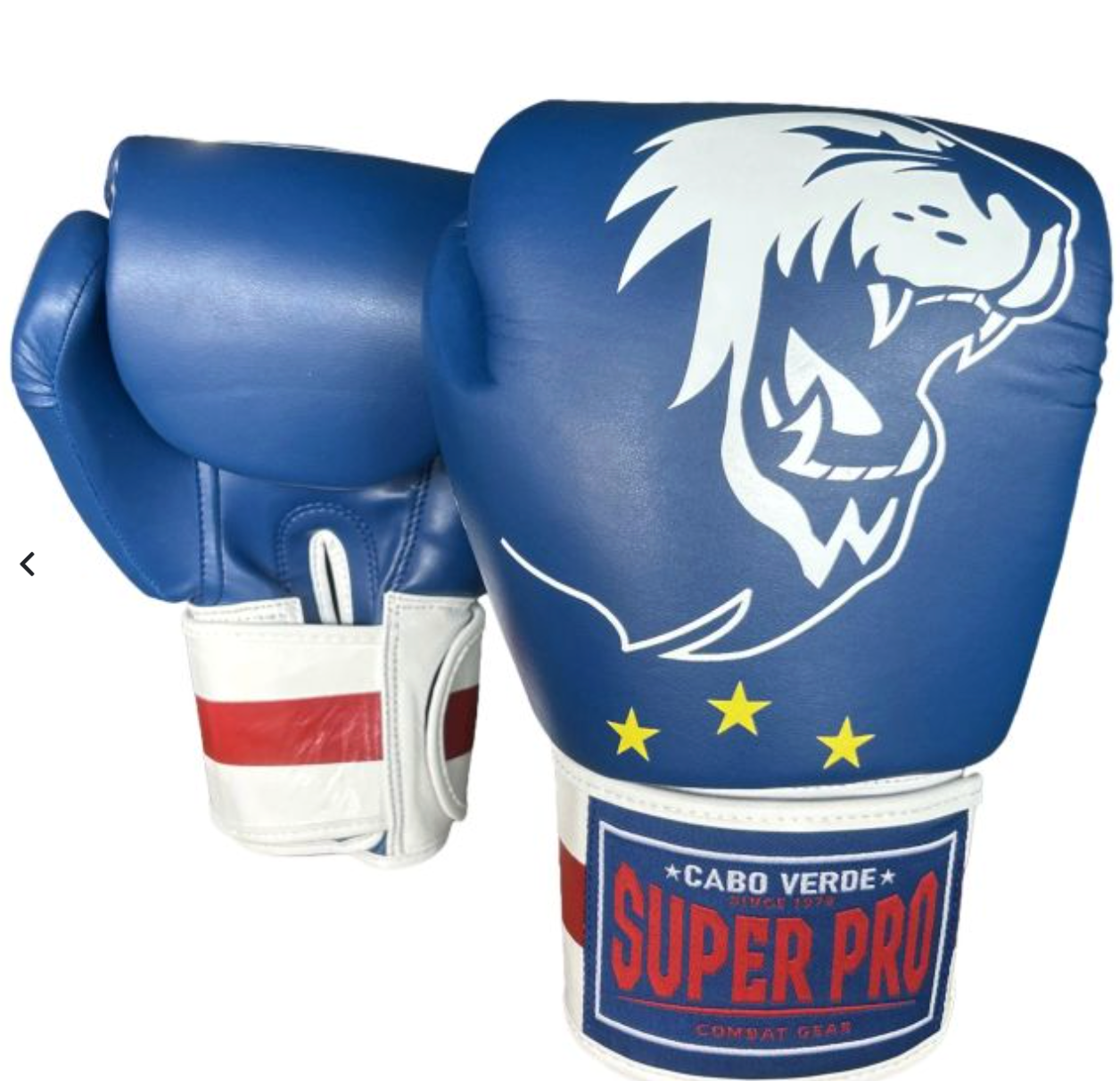 Super Pro Combat Gear (Kick-)Boxhandschuhe Nationen Cabo Verde blau - rot - weiß
