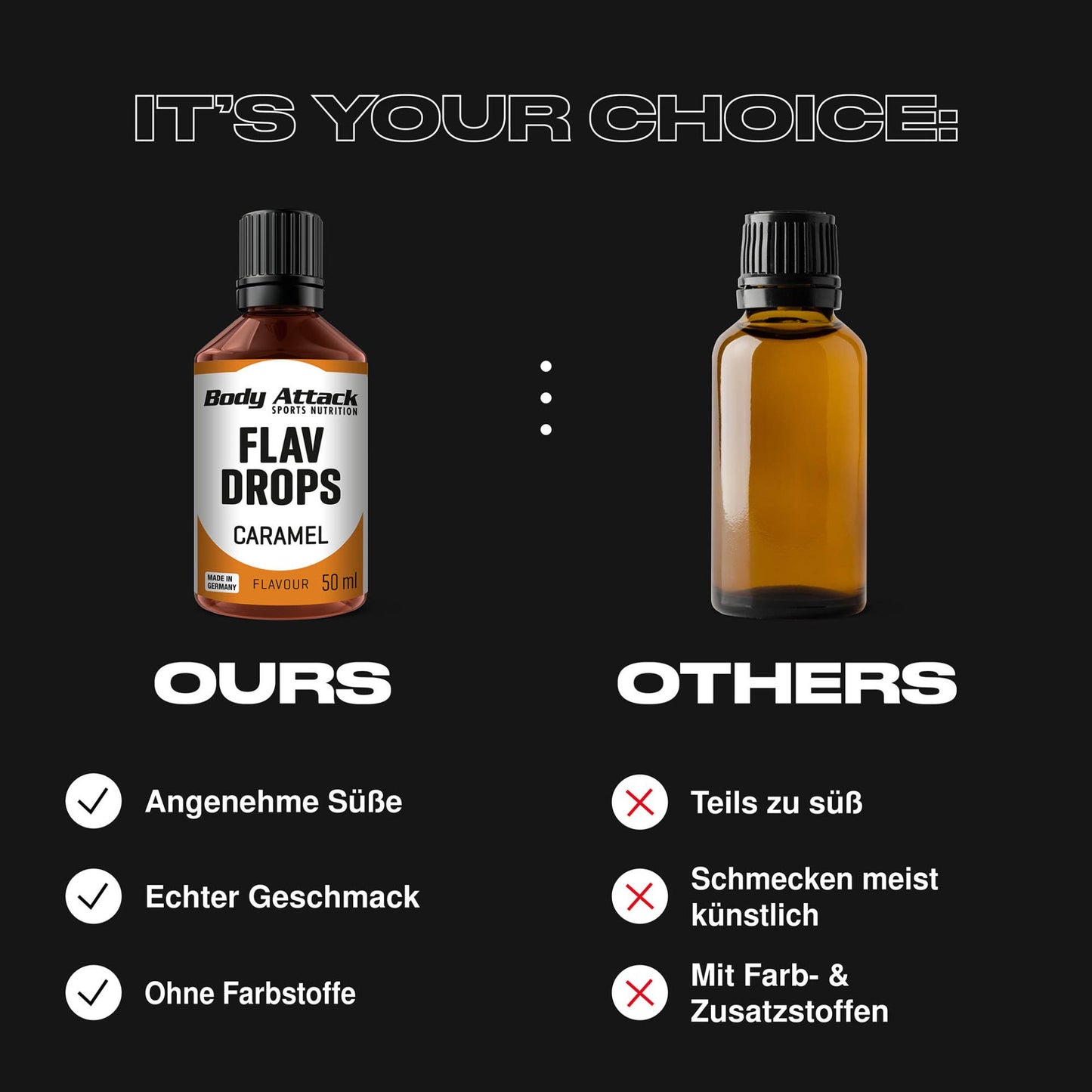 BODY ATTACK Flav Drops 50ml