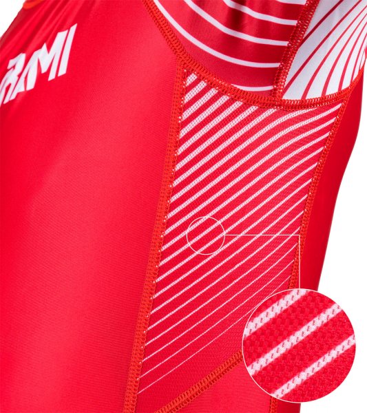 OKAMI RASHGUARD BIG KANJI RED