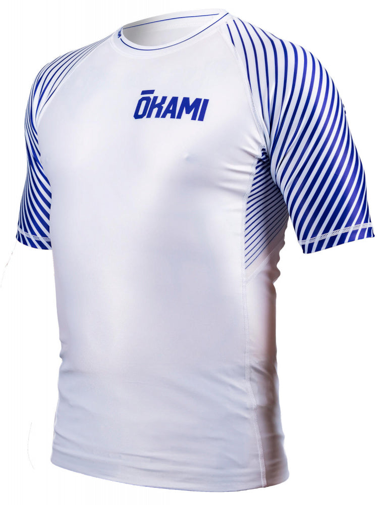OKAMI Rashguard Big Kanji White Kids