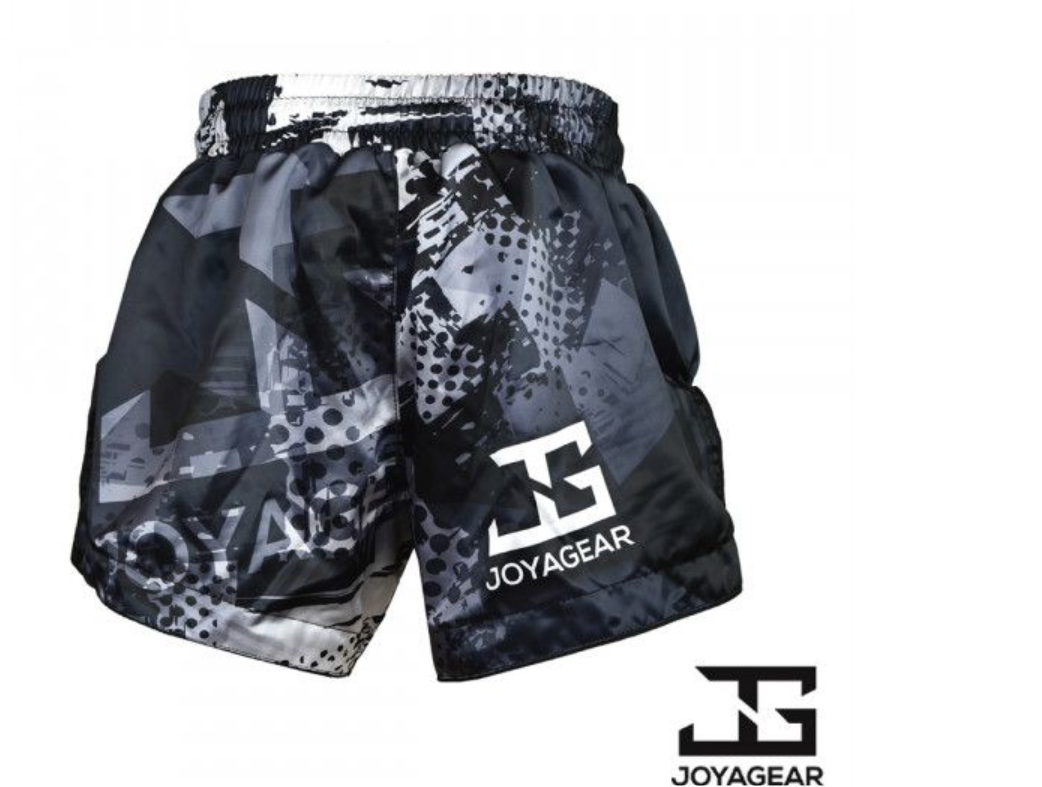 THE JOYAGEAR SHORT - GREY-WHITE