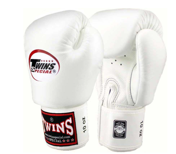 TWINS Special Boxhandschuhe, Leder, BGVL-3, weiß