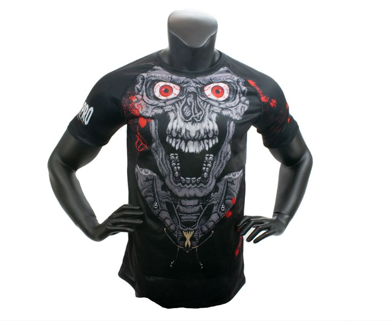 Super Pro Combat Gear T-shirt Drygear Skull KIds