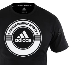 adidas T-Shirt Combat Sports black/white kids