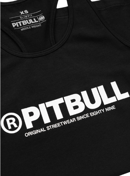 Damen Tanktop Slim Fit PITBULL R - Schwarz