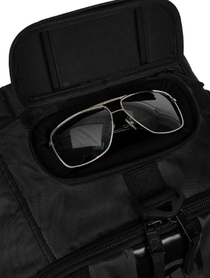 Mittelgroßer Trainingsrucksack Hilltop - Schwarz/Schwarz