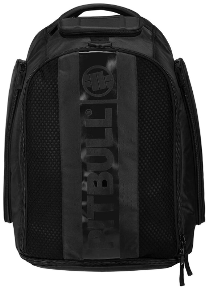 Großer Trainingsrucksack Hilltop - Schwarz/Schwarz