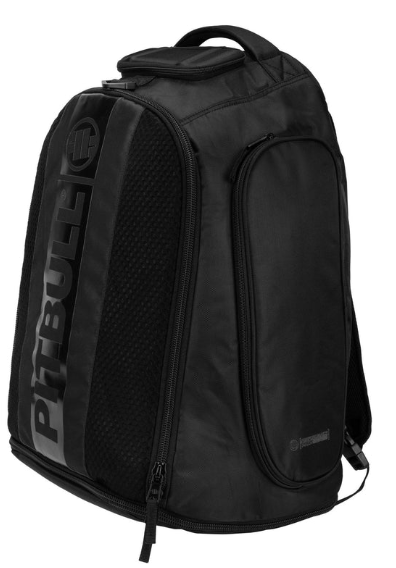 Großer Trainingsrucksack Hilltop - Schwarz/Schwarz