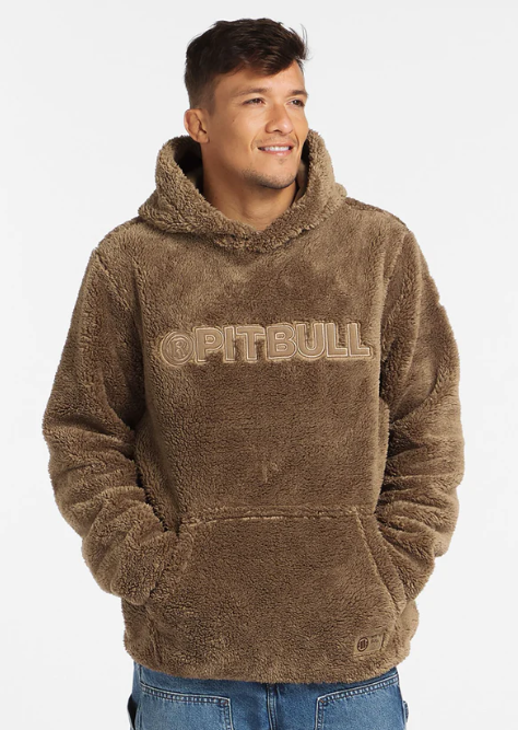 Herren Kapuzenpullover Aragon Coyote Brown