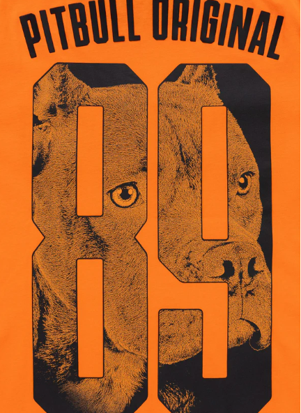 Herren T-Shirt EIGHTY NINE DOG - Orange Kids