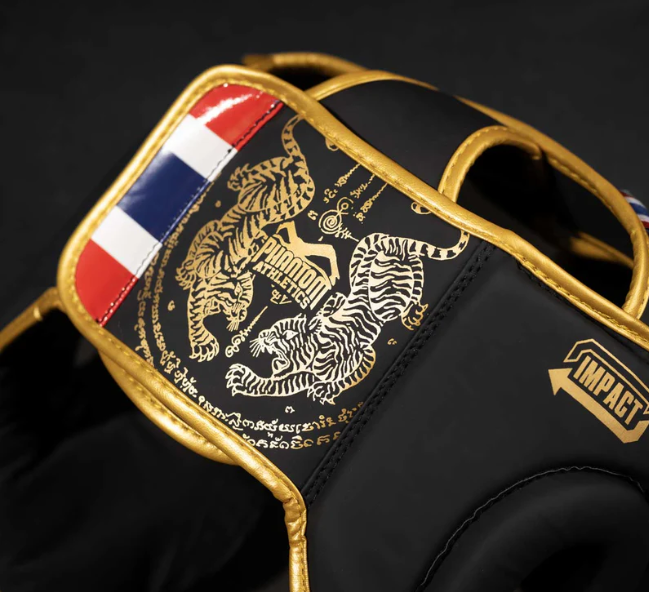 Kopfschutz Muay Thai - Limited Black Edition - Einheitsgröße