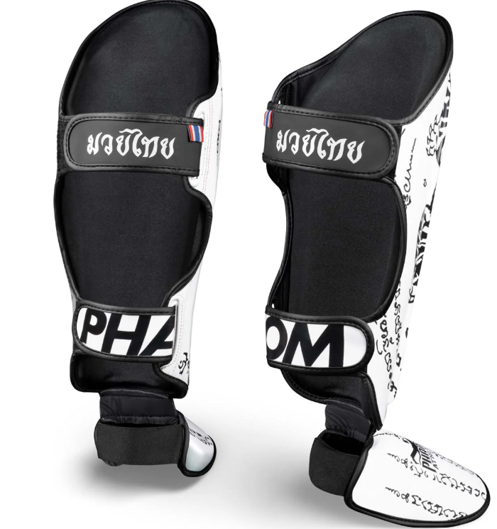 Schienbeinschutz Muay Thai - Weiß