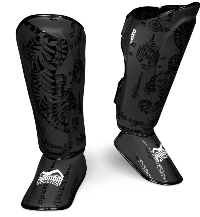 Phantom Athletics Muay Thai Shinguards Black