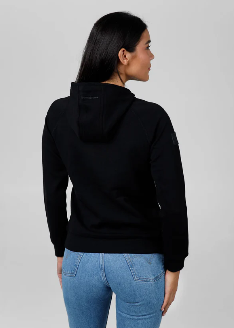 Damen Kapuzenpullover Georgia - Schwarz/Schwarz