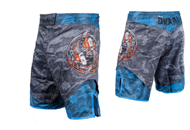 OKAMI Fight Shorts Kois Black