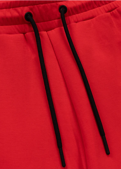 Herren Sweatshorts DOGWOOD POCKET - Fluo Rot