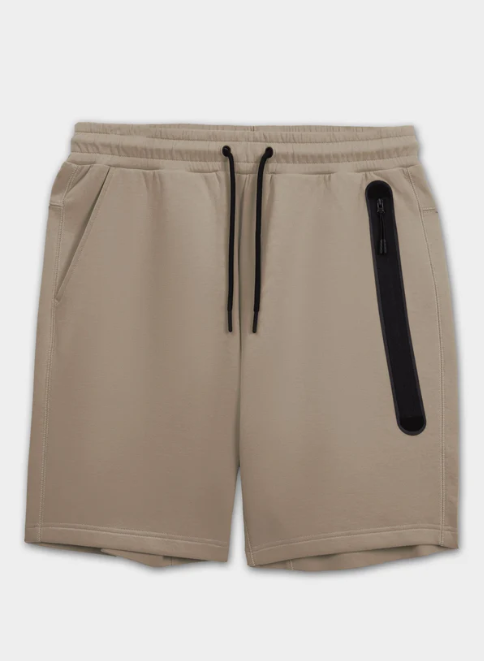 Herren Sweatshorts DOGWOOD POCKET - Dunkler Sand