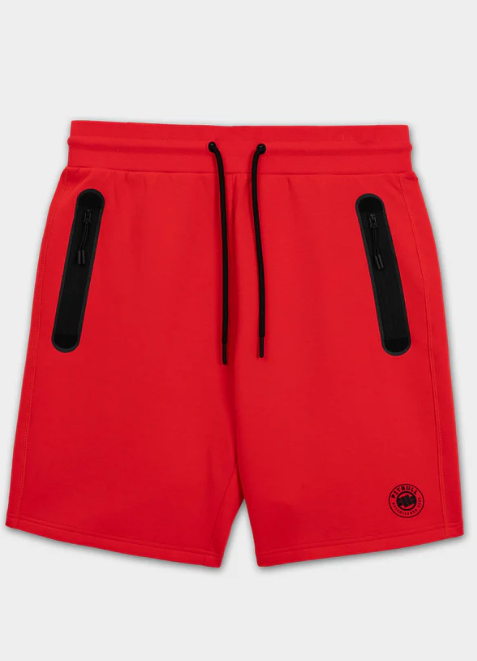 Herren Sweatshorts DOGWOOD - Fluo Rot