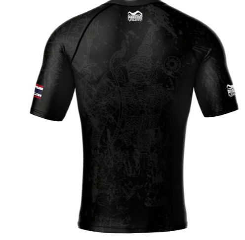 Rashguard Muay Thai - Schwarz