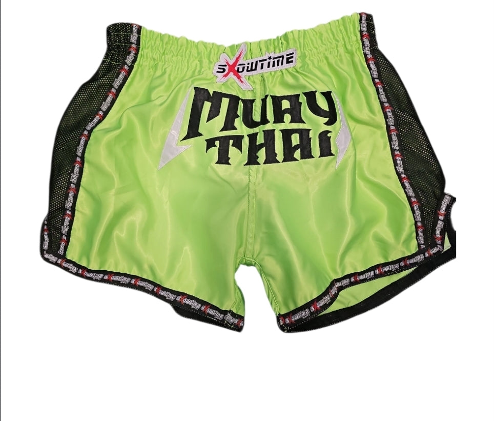 sxowtime Muay Thai Short Green