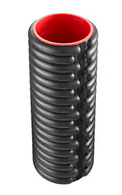 ALEX MASSAGEROLLE 30cm (SCHWARZ-ROT)