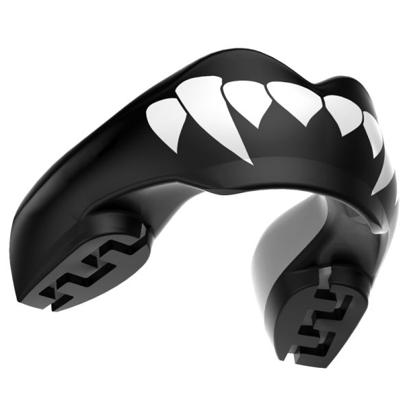 Safejawz Mouth guard for braces Senior Dracula Black/White