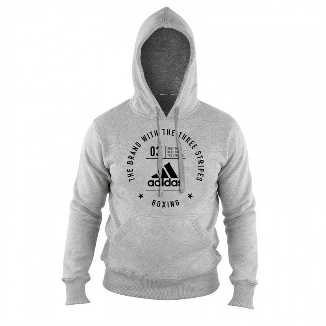 Adidas Community Hoodie Boxing Grau/Schwarz