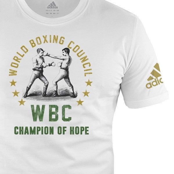 Adidas WBC T-Shirt Champ of Hope-Weiß