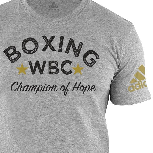 Adidas WBC T-Shirt Boxing-Grau