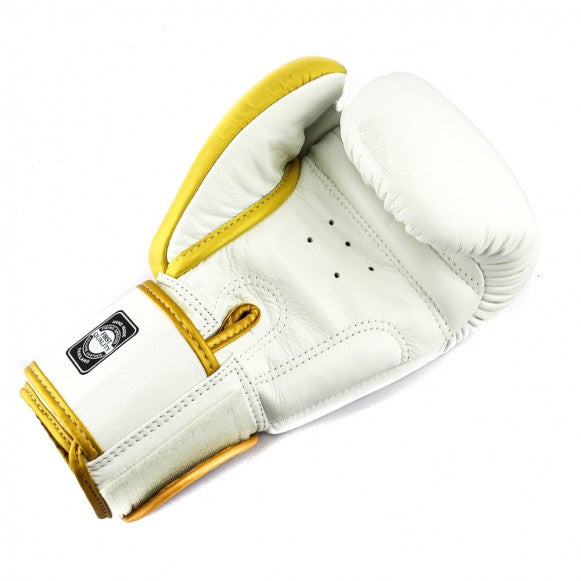 Twins Boxhandschuhe BGVL 8 Weiß/Gold