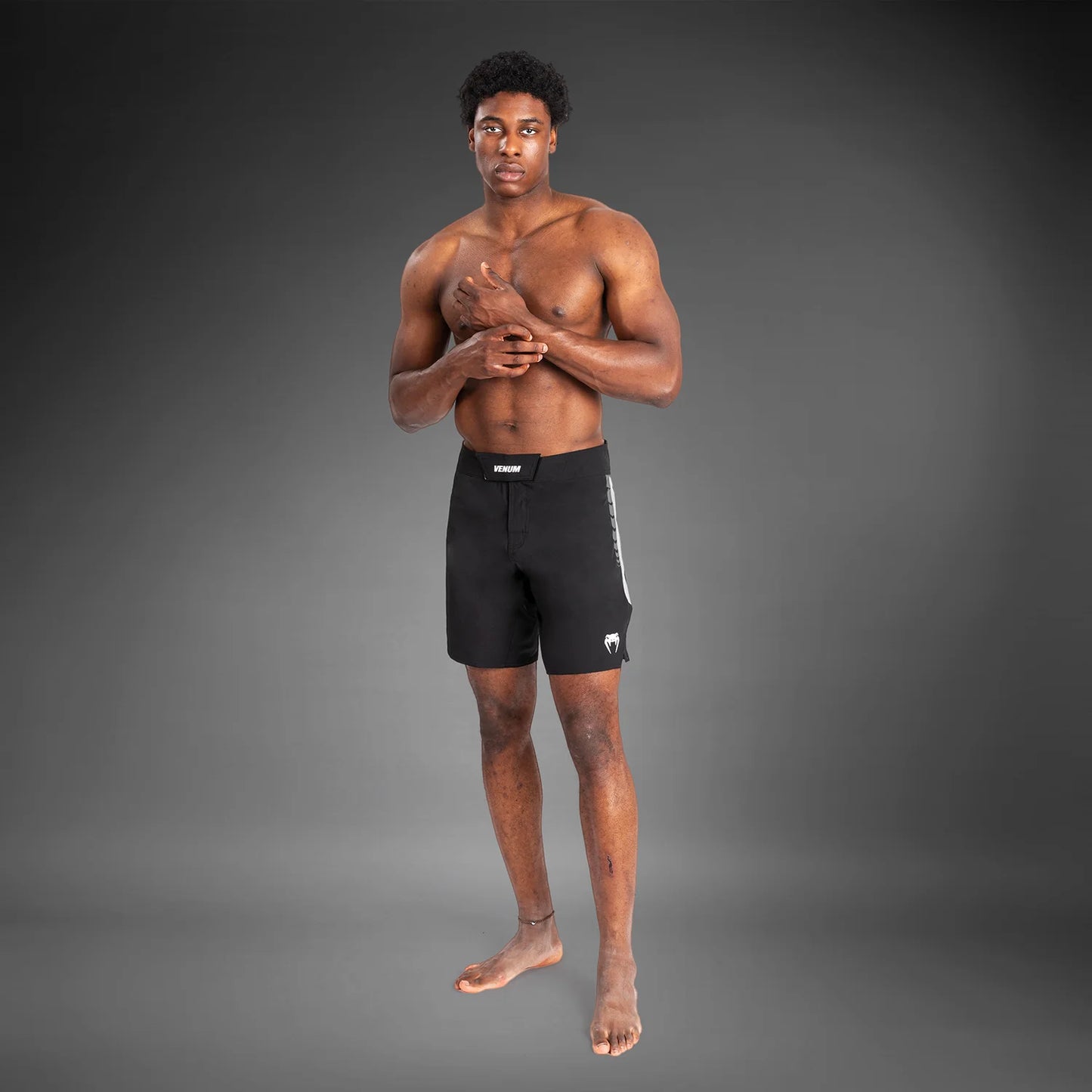 Venum Tempest Herren Kampfshorts - Schwarz/Grau