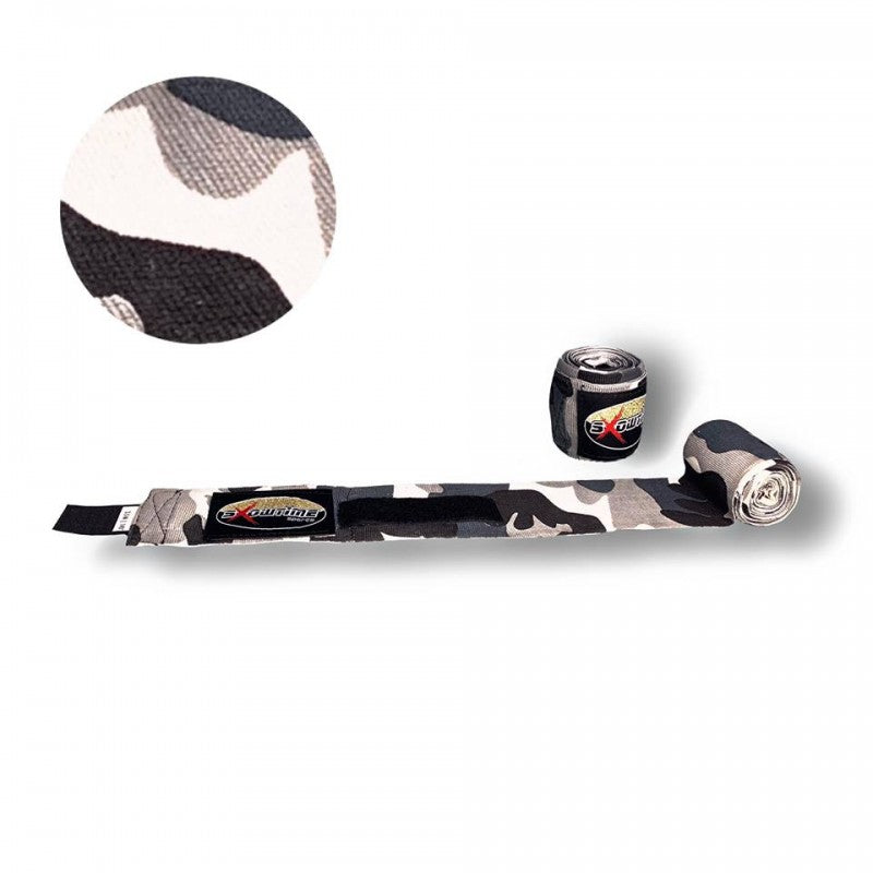 Boxbandage Elastic Camo Grey- 350cm -