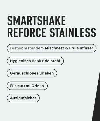 Smartshake Edelstahl Shaker 700ml