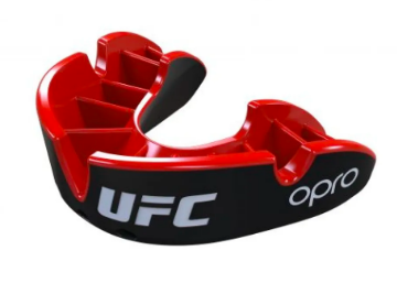 UFC Mundschutz red silver
