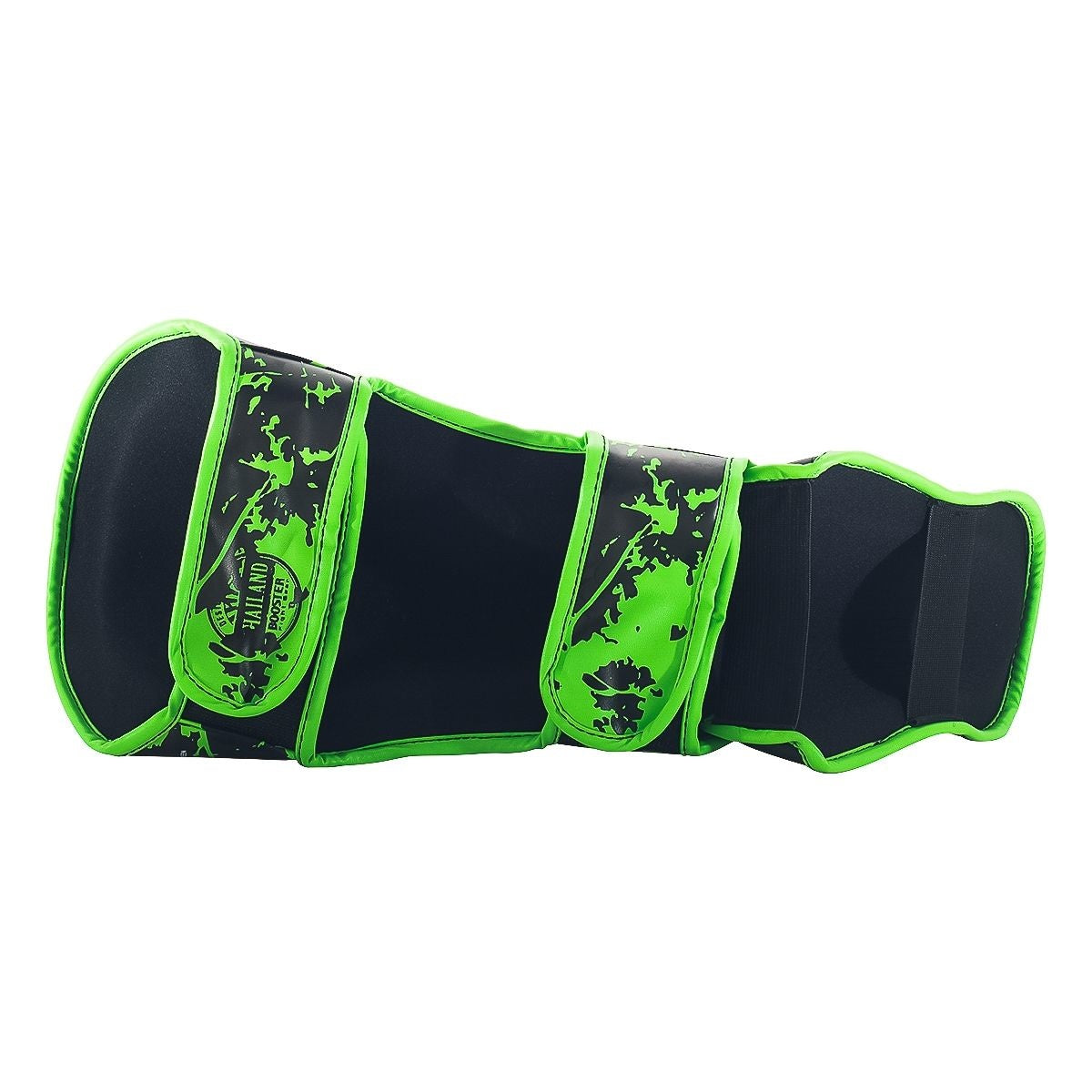 Booster Schienbeinschoner Kickbox Shinguards Marmorgrün