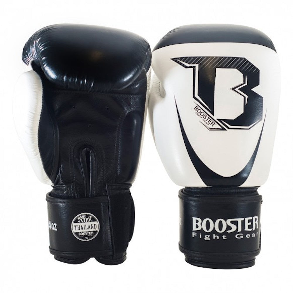 Booster Boxhandschuhe Pro Siam 1 Schwarz Weiss Leder