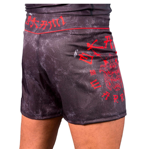 OKAMI Fight Shorts Warrior Black