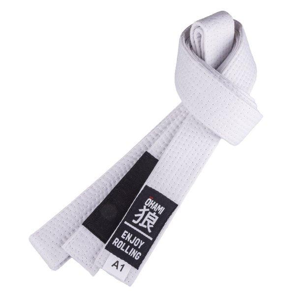 OKAMI BJJ & LUTA LIVRE BELT WHITE