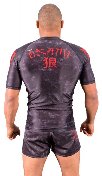 OKAMI RASHGUARD WARRIOR BLACK