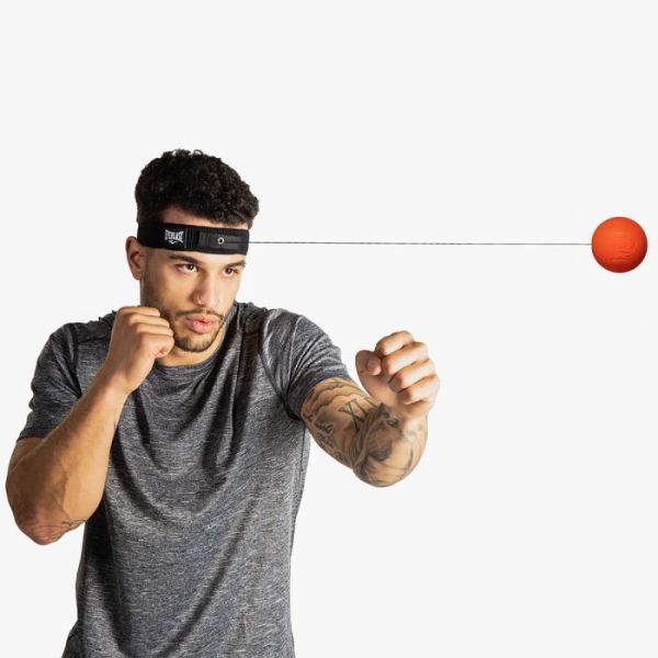 Everlast Powerlock Reflex Ball, Red,